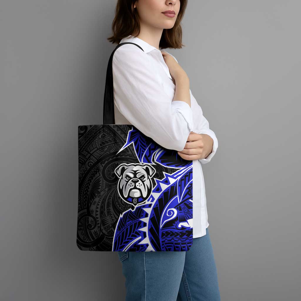 Canterbury Bankstown Bulldogs Tote Bag Polynesian Tribal Tattoo Pacific Sport Art