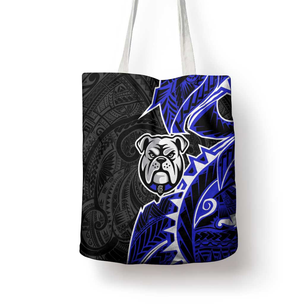 Canterbury Bankstown Bulldogs Tote Bag Polynesian Tribal Tattoo Pacific Sport Art