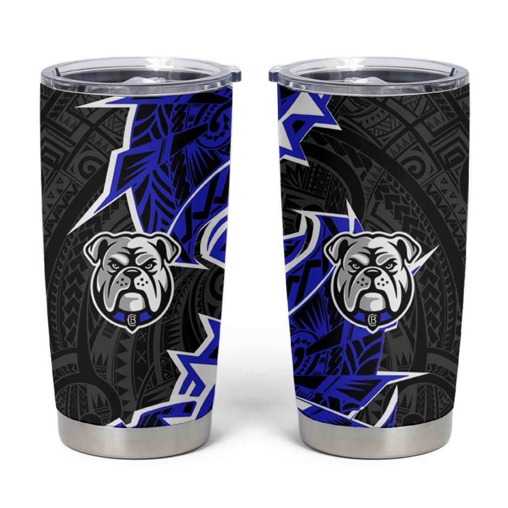 Canterbury Bankstown Bulldogs Tumbler Cup Polynesian Tribal Tattoo Pacific Sport Art