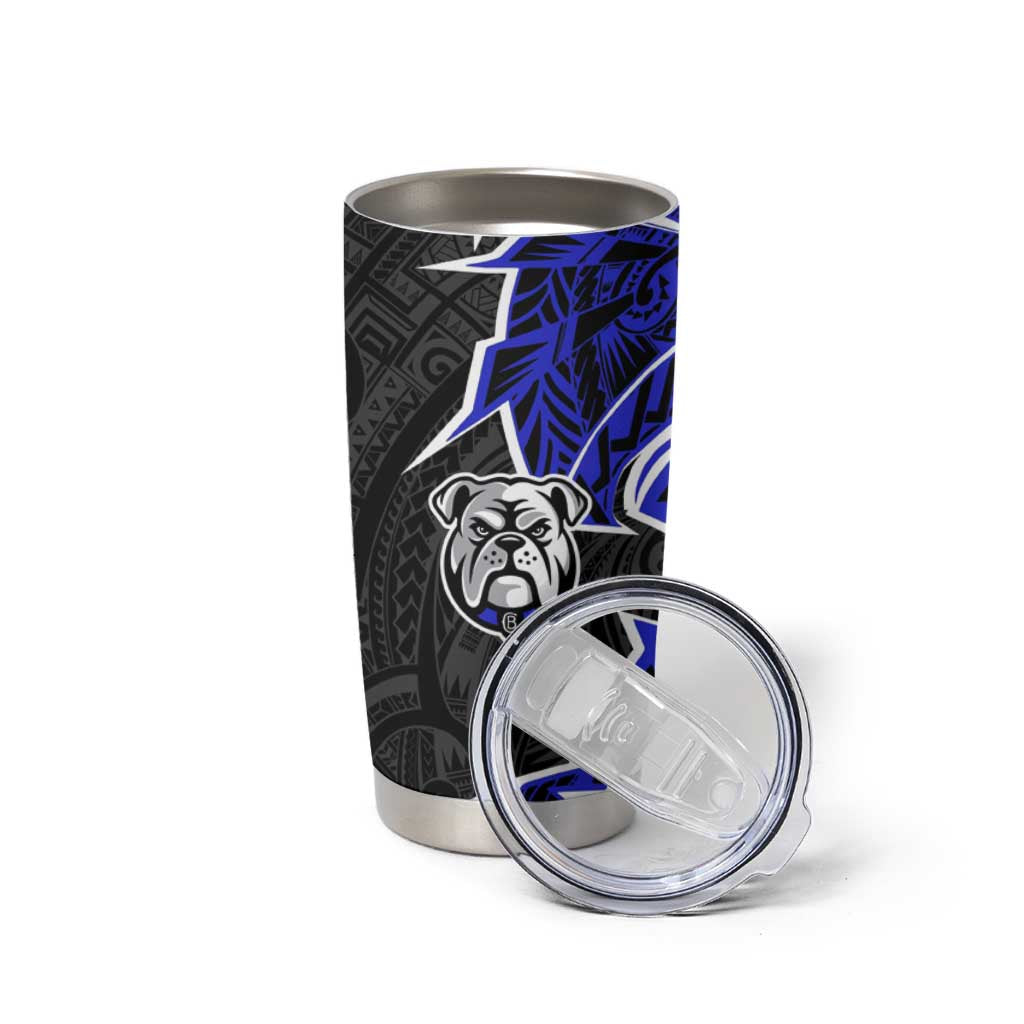 Canterbury Bankstown Bulldogs Tumbler Cup Polynesian Tribal Tattoo Pacific Sport Art