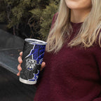Canterbury Bankstown Bulldogs Tumbler Cup Polynesian Tribal Tattoo Pacific Sport Art