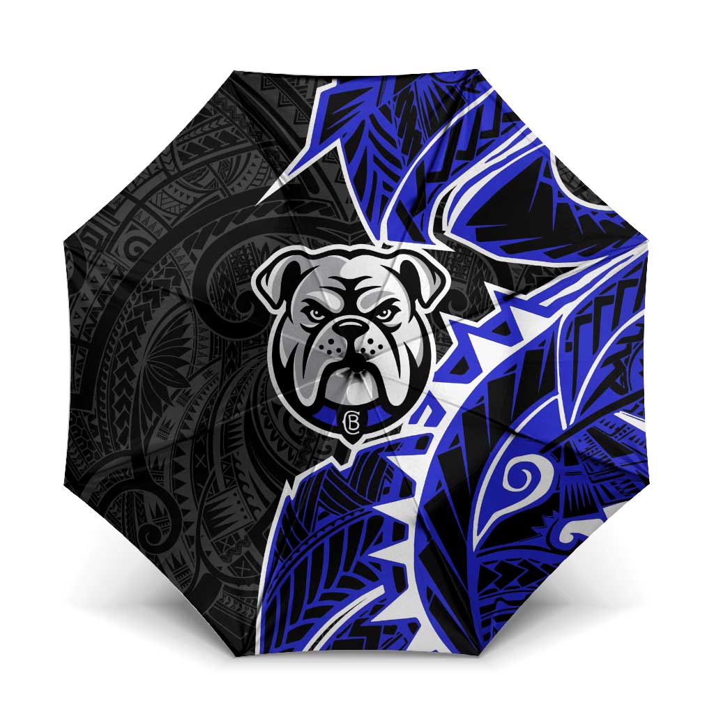 Canterbury Bankstown Bulldogs Umbrella Polynesian Tribal Tattoo Pacific Sport Art