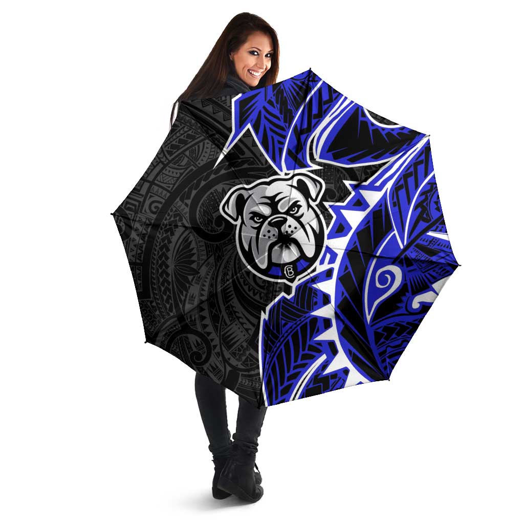 Canterbury Bankstown Bulldogs Umbrella Polynesian Tribal Tattoo Pacific Sport Art