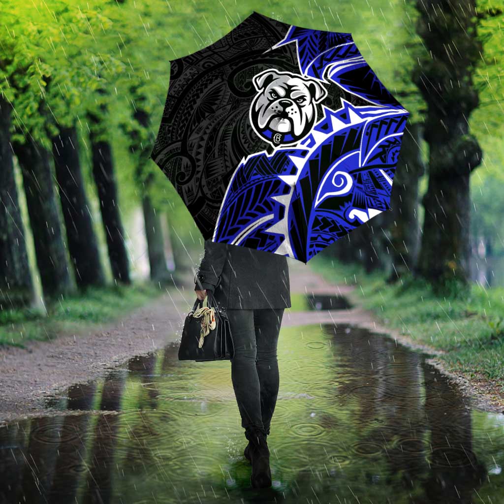 Canterbury Bankstown Bulldogs Umbrella Polynesian Tribal Tattoo Pacific Sport Art