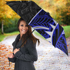 Canterbury Bankstown Bulldogs Umbrella Polynesian Tribal Tattoo Pacific Sport Art