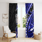 Canterbury Bankstown Bulldogs Window Curtain Polynesian Tribal Tattoo Pacific Sport Art