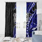 Canterbury Bankstown Bulldogs Window Curtain Polynesian Tribal Tattoo Pacific Sport Art