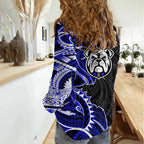Canterbury Bankstown Bulldogs Women Casual Shirt Polynesian Tribal Tattoo Pacific Sport Art