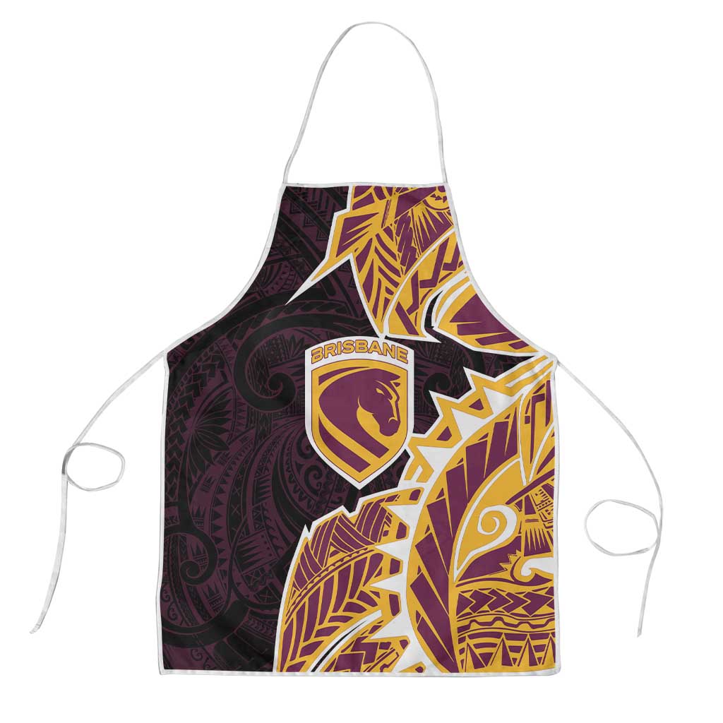 Brisbane Broncos Apron Polynesian Tribal Tattoo Pacific Sport Art