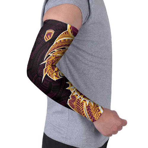 Brisbane Broncos Arm Sleeves Polynesian Tribal Tattoo Pacific Sport Art