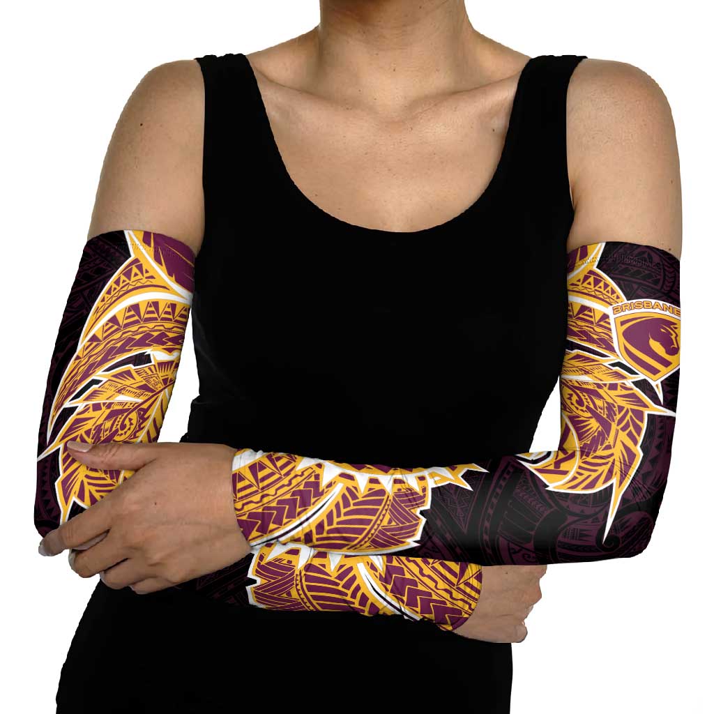 Brisbane Broncos Arm Sleeves Polynesian Tribal Tattoo Pacific Sport Art