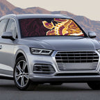 Brisbane Broncos Auto Sun Shade Polynesian Tribal Tattoo Pacific Sport Art