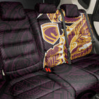 Brisbane Broncos Back Car Seat Cover Polynesian Tribal Tattoo Pacific Sport Art