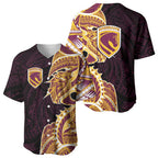 Brisbane Broncos Baseball Jersey Polynesian Tribal Tattoo Pacific Sport Art