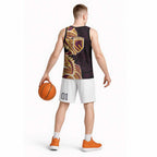 Brisbane Broncos Basketball Jersey Polynesian Tribal Tattoo Pacific Sport Art