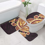 Brisbane Broncos Bathroom Set Polynesian Tribal Tattoo Pacific Sport Art