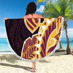 Brisbane Broncos Beach Blanket Polynesian Tribal Tattoo Pacific Sport Art
