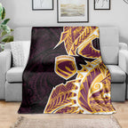 Brisbane Broncos Blanket Polynesian Tribal Tattoo Pacific Sport Art