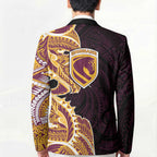 Brisbane Broncos Blazer Polynesian Tribal Tattoo Pacific Sport Art
