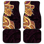 Brisbane Broncos Car Mats Polynesian Tribal Tattoo Pacific Sport Art