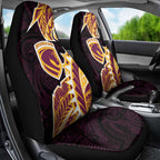 Brisbane Broncos Car Seat Cover Polynesian Tribal Tattoo Pacific Sport Art