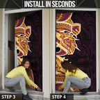 Brisbane Broncos Door Cover Polynesian Tribal Tattoo Pacific Sport Art