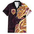 Brisbane Broncos Hawaiian Shirt Polynesian Tribal Tattoo Pacific Sport Art