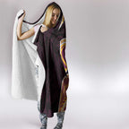 Brisbane Broncos Hooded Blanket Polynesian Tribal Tattoo Pacific Sport Art