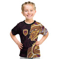 Brisbane Broncos Kid T Shirt Polynesian Tribal Tattoo Pacific Sport Art