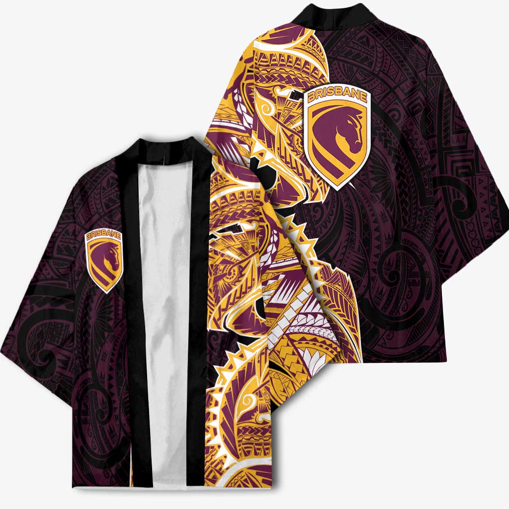 Brisbane Broncos Kimono Polynesian Tribal Tattoo Pacific Sport Art