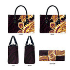 Brisbane Broncos Leather Bag Polynesian Tribal Tattoo Pacific Sport Art