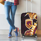 Brisbane Broncos Luggage Cover Polynesian Tribal Tattoo Pacific Sport Art
