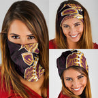 Brisbane Broncos Neck Gaiter Polynesian Tribal Tattoo Pacific Sport Art
