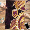 Brisbane Broncos Puzzle Polynesian Tribal Tattoo Pacific Sport Art