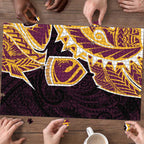 Brisbane Broncos Puzzle Polynesian Tribal Tattoo Pacific Sport Art