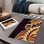 Brisbane Broncos Puzzle Polynesian Tribal Tattoo Pacific Sport Art