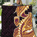 Brisbane Broncos Quilt Polynesian Tribal Tattoo Pacific Sport Art