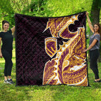 Brisbane Broncos Quilt Polynesian Tribal Tattoo Pacific Sport Art
