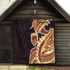 Brisbane Broncos Quilt Polynesian Tribal Tattoo Pacific Sport Art