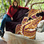 Brisbane Broncos Quilt Polynesian Tribal Tattoo Pacific Sport Art