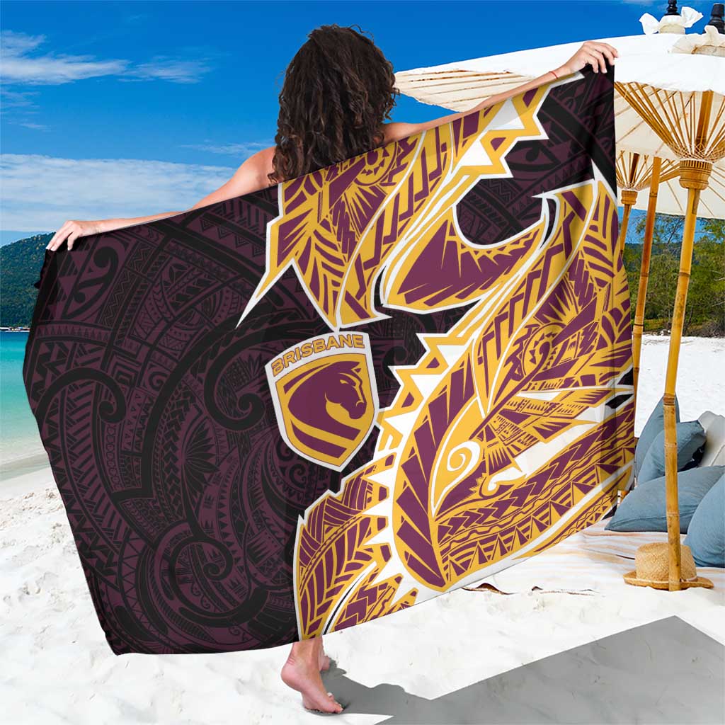 Brisbane Broncos Sarong Polynesian Tribal Tattoo Pacific Sport Art