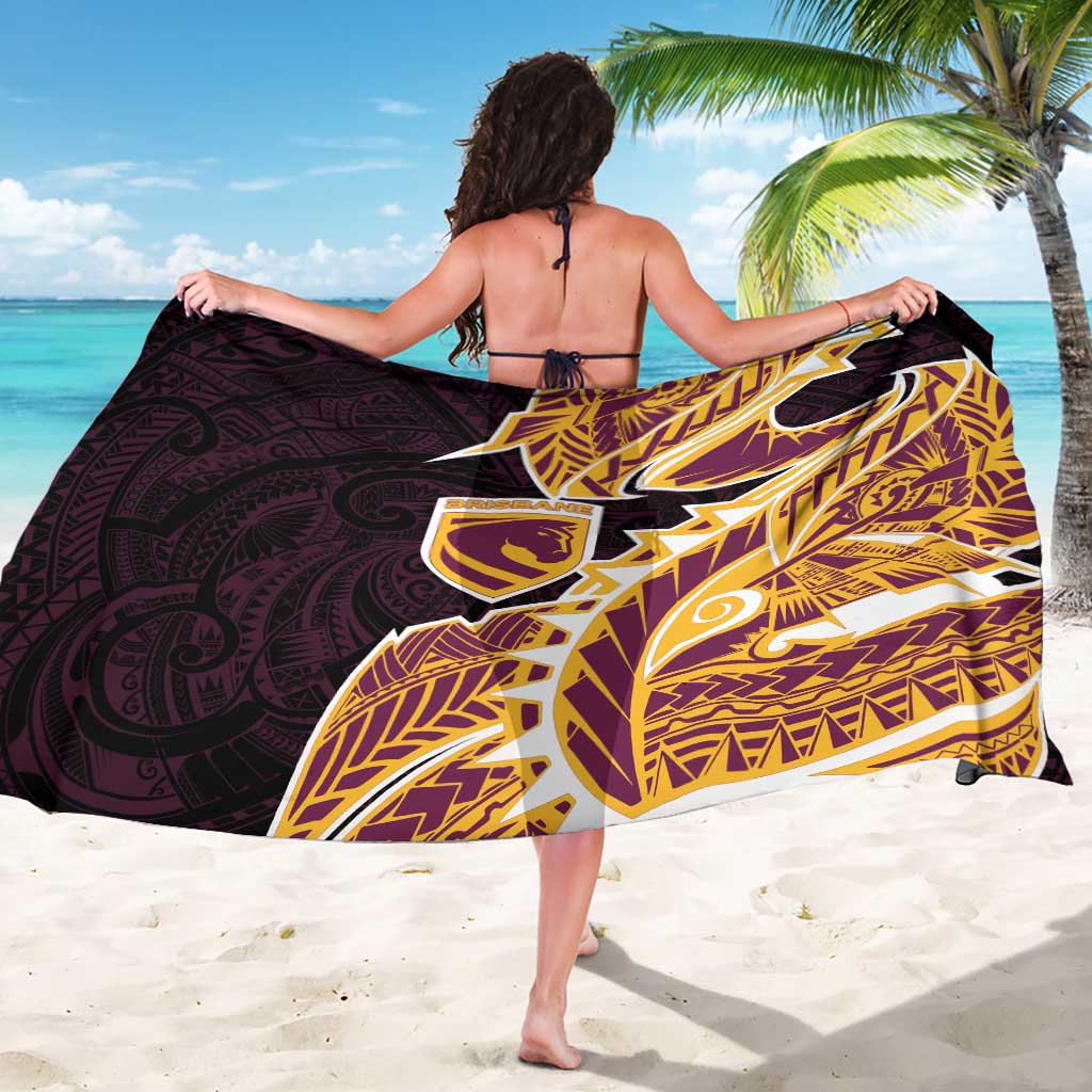 Brisbane Broncos Sarong Polynesian Tribal Tattoo Pacific Sport Art