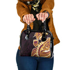 Brisbane Broncos Shoulder Handbag Polynesian Tribal Tattoo Pacific Sport Art
