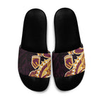 Brisbane Broncos Slide Sandals Polynesian Tribal Tattoo Pacific Sport Art