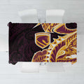 Brisbane Broncos Tablecloth Polynesian Tribal Tattoo Pacific Sport Art