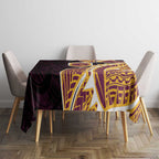 Brisbane Broncos Tablecloth Polynesian Tribal Tattoo Pacific Sport Art