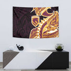 Brisbane Broncos Tapestry Polynesian Tribal Tattoo Pacific Sport Art
