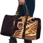 Brisbane Broncos Travel Bag Polynesian Tribal Tattoo Pacific Sport Art