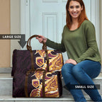 Brisbane Broncos Travel Bag Polynesian Tribal Tattoo Pacific Sport Art