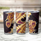 Brisbane Broncos Tumbler Cup Polynesian Tribal Tattoo Pacific Sport Art